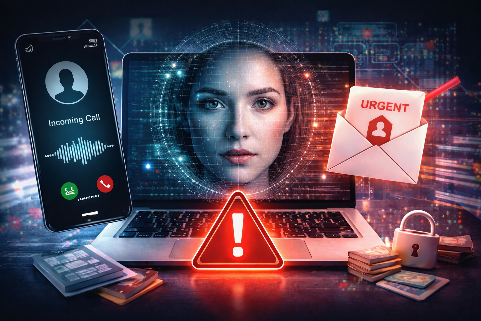 AI generated images, voices, and mails